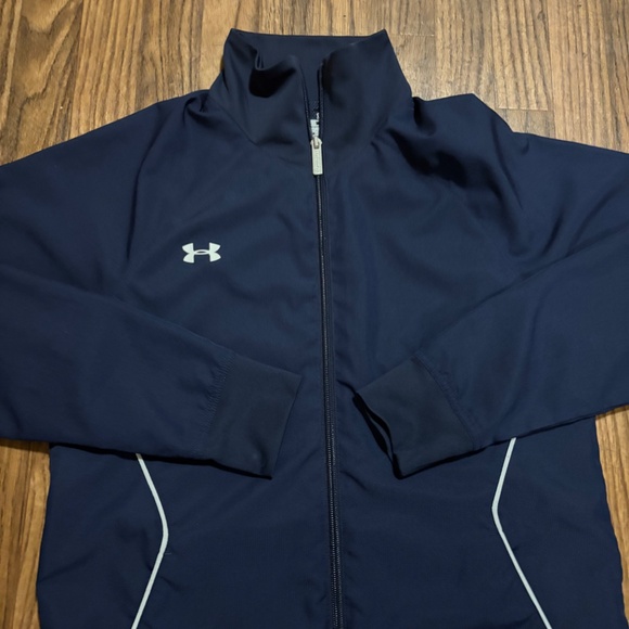 Under Armour * Woman’s Pregame FullZip Track Jacket W Pockets * Loose Fit Small - Picture 5 of 8